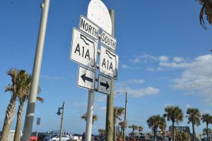 A storied road even before it was known as A1A, the oceanshore stretch from St. Johns through Flagler County is now an All-American Road, only the second such designation of a road in Florida. (© FlaglerLive)