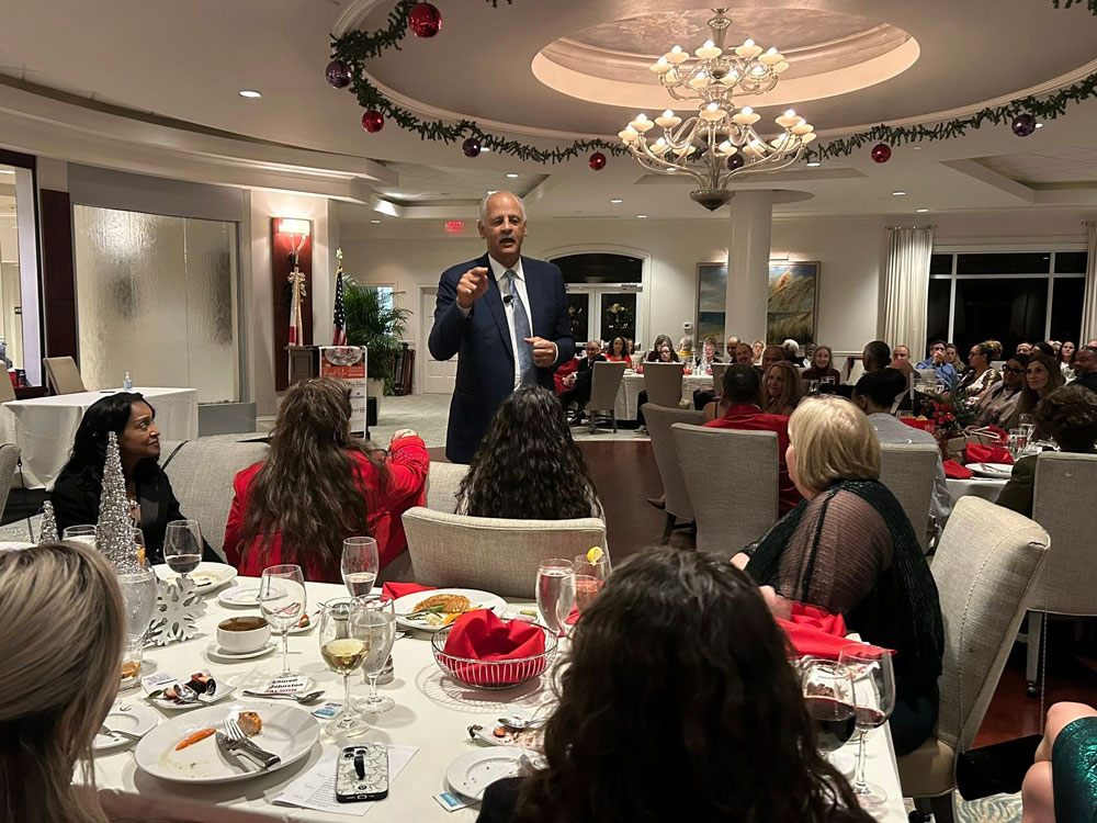 “When we talk about self-leadership, you can’t do that unless you know yourself,” Stedman Graham told the Tiger Bay audience.