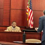 Stephen Monroe tried to go toe to toe with Assistant State Attorney Jason Lewis, the circuit's fiercest crosss-examiner, in an hour-long inquisition this afternoon in Monroe's murder trial. It did not go well for Monroe. (© FlaglerLive)