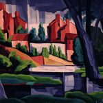 Oscar Bluemner, Sunset Effect on Rain, 1929.