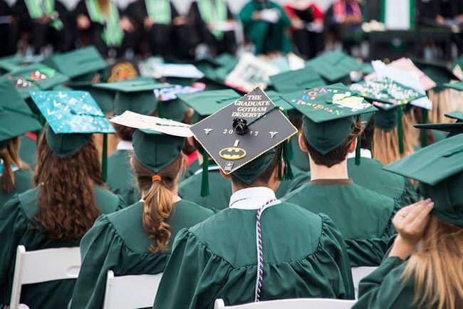 It's graduation for 80 graduate students at Stetson University today. See below. (Facebook)