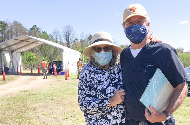 Steve and Ann Playe. (Flagler Health Department)