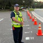 Steve Brooks on duty at Fire Station 21 last Halloween, during the station's annual Hall of Terror event. (Palm Coast Fire Department)