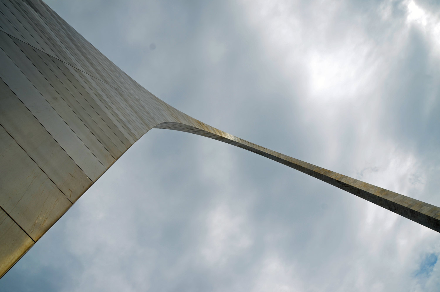The St. Louis Arch, one of many symbols of American exceptionalism. Click on the image for larger view. (© FlaglerLive)