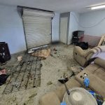 A photograph of the interior of the storage unit released by the Bunnell Police Department. The released photo blurred the area where the dead labrador retriever was found. (BPD)