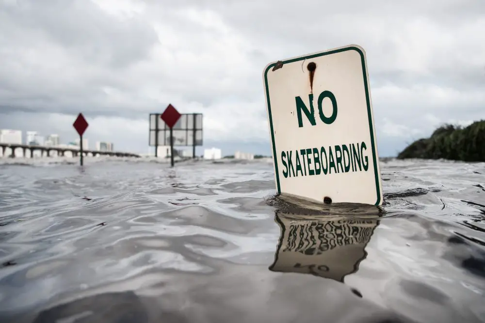 Storm surge can push water levels well above normal sea level during a hurricane. Sean Rayford/Getty Images