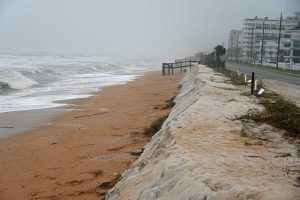 The stormy months ahead may not be kind of Flagler County's shore even as the Army Corps of Engineers begins the most ambitious and expensive beach-reconstruction project in the county's history. (© FlaglerLive)