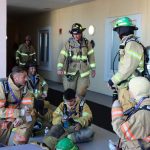 Students all geared up took part in the memorial climb. (Flagler County)
