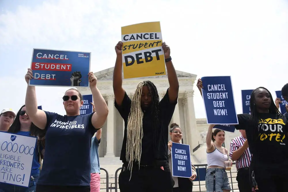 The Supreme Court rejected President Joe Biden’s plan to eliminate $430 billion in student loan debt. 