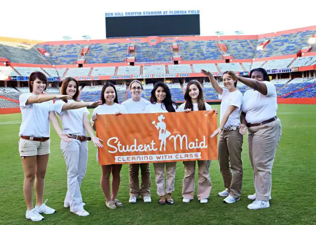 Student Maid is rooted in Gainesville's Gator country. (Student Maid)
