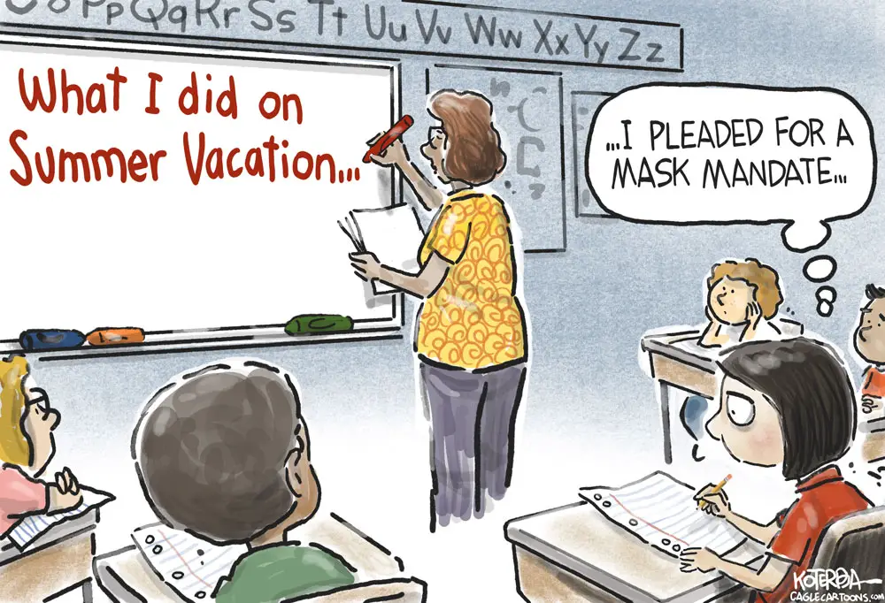 What I Did on Summer Vacation by Jeff Koterba, CagleCartoons.com