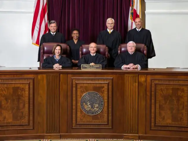 The seven justices of the Florida Supreme Court will see three of their ranks--justices Barbara Pariente, R. Fred Lewis and Peggy Quince--retire.