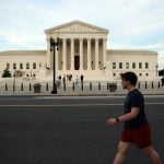The U.S. Supreme Court is seen on June 25, 2026, in Washington.