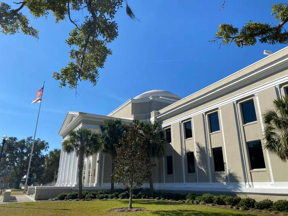 The Florida Supreme Court building. (