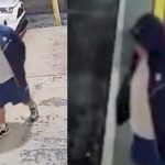 The Flagler Beach Police Department issued surveillance camera stills of the person believed to have painted anti-Semitic graffiti on two businesses' walls in the city on Nov. 20.