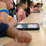 Screens have invaded schools under the guise of technological wonders. Education outcomes have not necessarily followed. (© FlaglerLive)