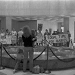 Aortion protesters at the state Capitol in 1985. (Florida Memory)