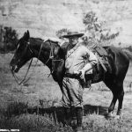 A bold and brash Teddy Roosevelt during a visit to the Badlands in 1885. (MPI/Getty Images)