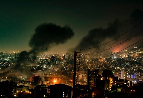 Smoke rises from locations targeted in Tehran amid the third day of Israel’s waves of strikes against Iran, on June 15, 2025.