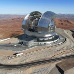 Illustration of the Extremely Large Telescope, currently under construction in Chile’s Atacama desert. (ESO, CC BY)