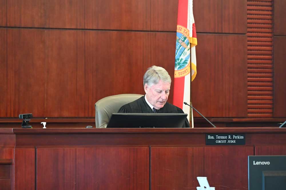 Circuit Judge Terence Perkins. (© FlaglerLive)