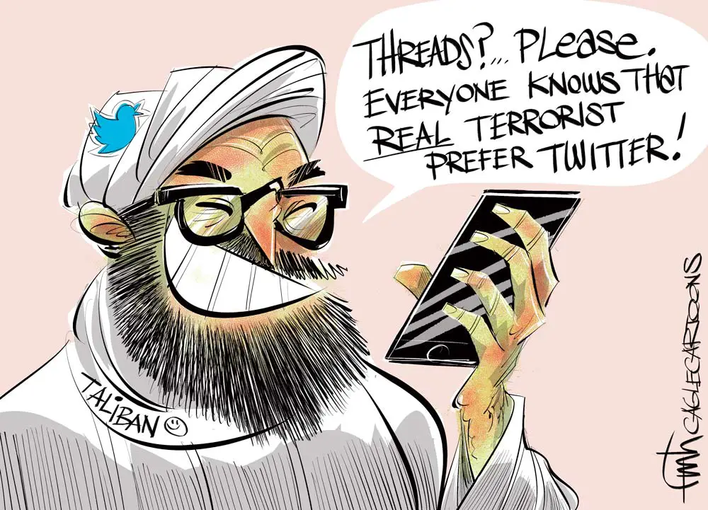 Taliban Approved by Frank Hansen, PoliticalCartoons.com