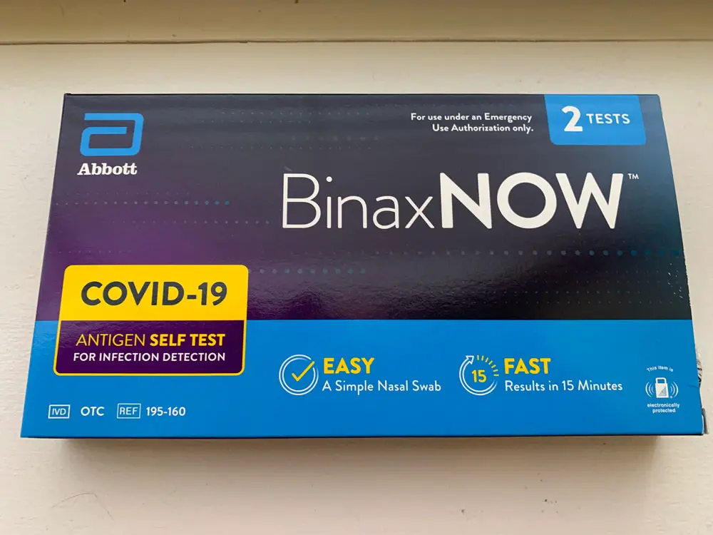 Those over-the-counter self covid tests are affordable and available at your local pharmacy if you don't want to go through the lines. (© FlaglerLive)