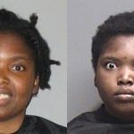 Zarut Jean Pierre-Theolin as she appeared in two booking photos at the Flagler County jail.