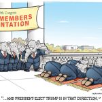 Republican Daily Ritual Prayer to Trump by R.J. Matson, CQ Roll Call