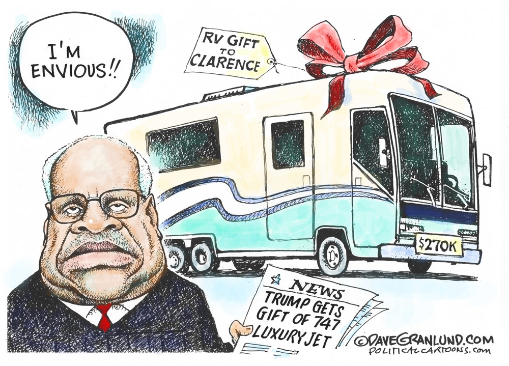 Luxury 747 gift to Trump by Dave Granlund, PoliticalCartoons.com