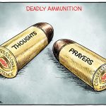 Deadly Ammunition by Christopher Weyant, The Boston Globe.