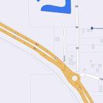 The fatal crash took place in the southbound lanes of U.S. 1, north of the roundabout at Old Dixie Highway. (Google Maps)