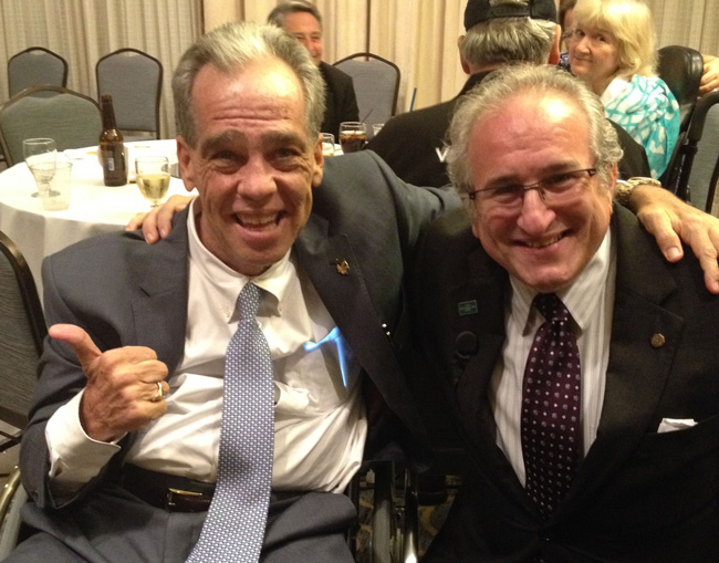 Tim Morgan, left, and the author, Gary Stein. (Gary Stein)