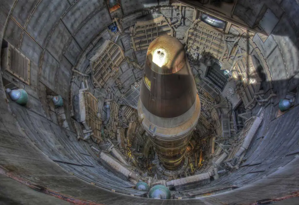 A Titan II ICBM in its silo. (Steven Jurveston)