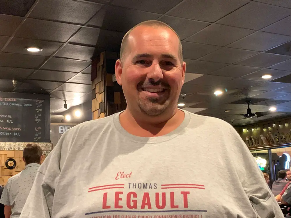Tommy LeGault is running for a Flagler County Commission seat. (© FlaglerLive)