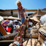 Juana Landeros and her husband and 9-year-old son survived a deadly tornado in Valley View, Texas, on May 26, 2024.