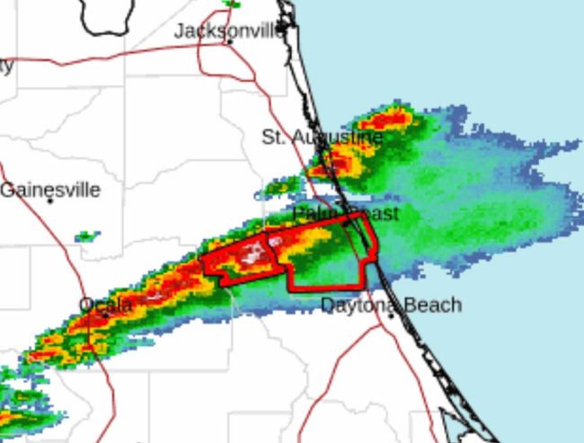 Two Tornado Warnings Overnight in Flagler, No Touchdowns | FlaglerLive