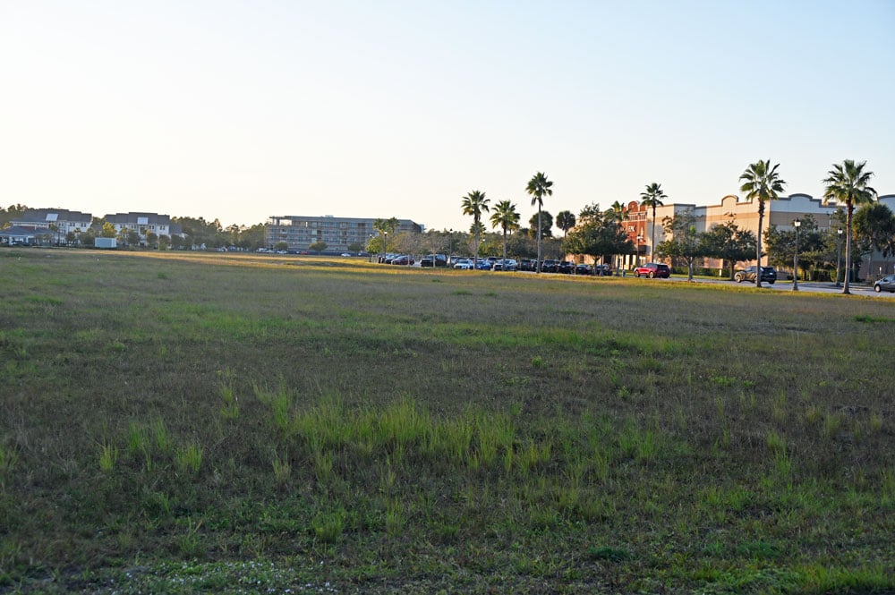 Too much empty land in Town center, where 60 percent of the projected non-residential square footage, or 3 million square feet, has yet to be built up. (© FlaglerLive)