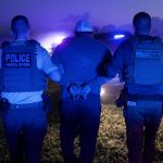 ICE agents make an arrest during targeted enforcement operations in Vero Beach last October. (ICE)