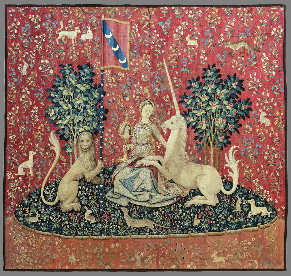 The Lady and the Unicorn. (Unknown/Musée de Cluny, Paris via Didier Descouens/Wikimedia Commons)
