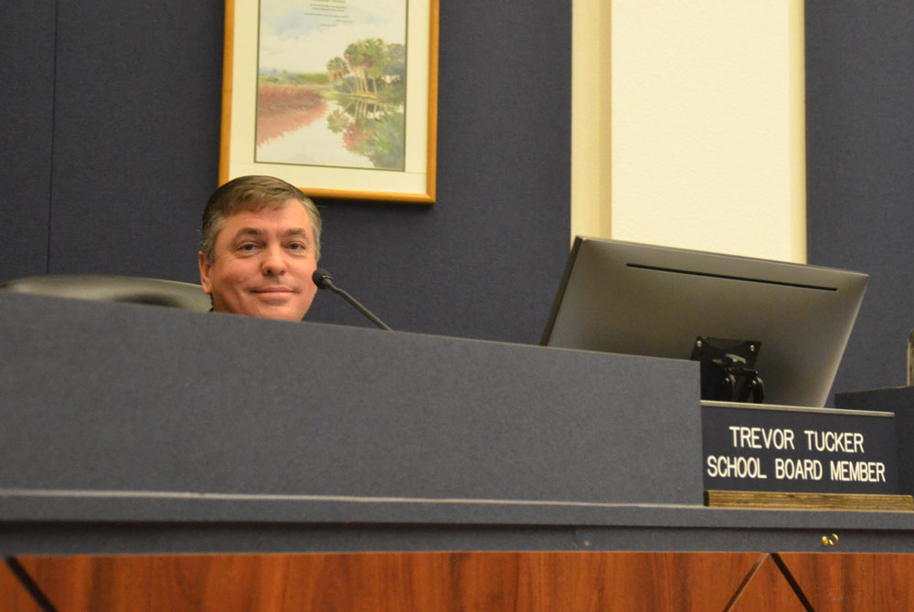 Trevor Tucker reemerges. (© FlaglerLive)