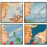 Trump Blows It by Peter Kuper, PoliticalCartoons.com