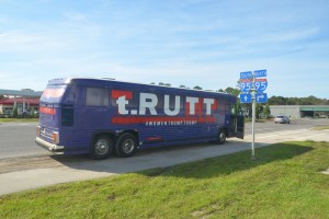 trump trurr art basel bus