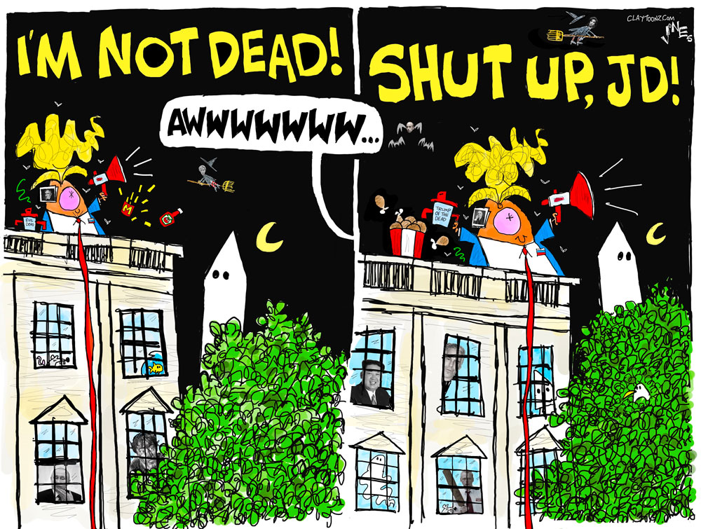 clay jones on trump's health
