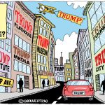 Trump's Name on Every Building in Your Town by Monte Wolverton, Battle Ground, Washington.