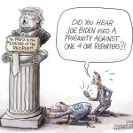 Attacking the Press by Adam Zyglis, The Buffalo News.