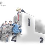 Fighting For Second Place by Dick Wright, PoliticalCartoons.com