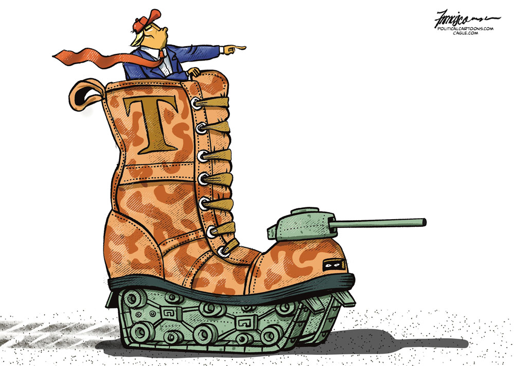 Trump Tank by Manny Francisco, Manila, The Phillippines