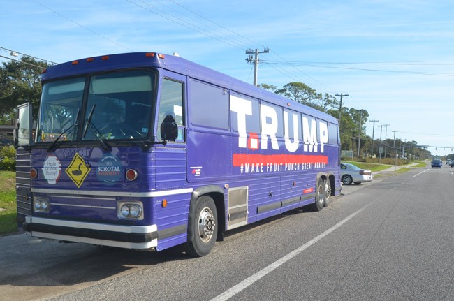 trump trutt bus art gleeson