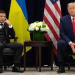 President Donald Trump and Ukrainian President Volodymyr Zelenskyy meet on Sept. 25, 2019, on the sidelines of the United Nations General Assembly.